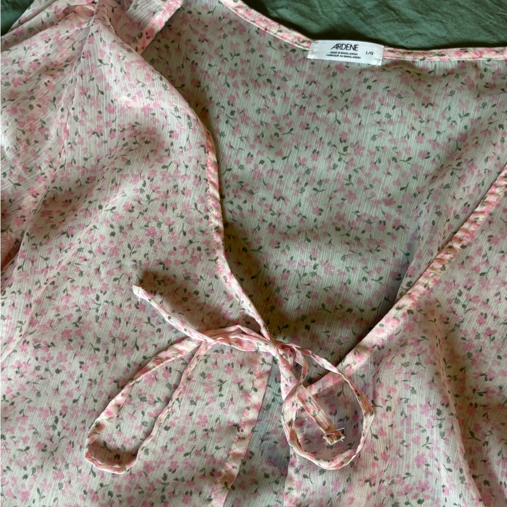 Ardene Tie-Front Top - Picture 2 of 4